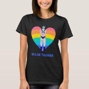T-shirt Gay Bear Gay Daddy Entraîneur en gros arc-en-ciel