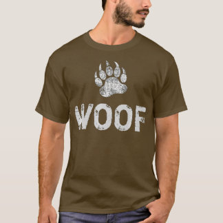 T-shirt Gay Bear Pride distressed Bear Paw WOOF Premium 