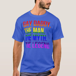 T-shirt Gay Daddy LGB Pride Papa Fête des pères Cadeau