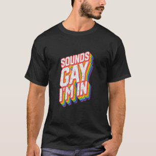 T-shirt Gay Designs Pour Hommes Fierté Arc-En-Ciel Sons Ga