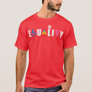 T-shirt Gay Equality LGBT Q Pride drapeau Fière Ally Arc-e