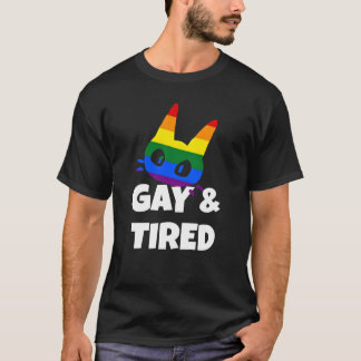 T-shirt Gay et fatigué