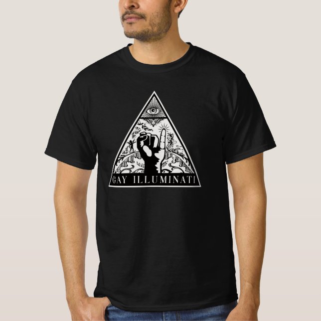 T-shirt Gay Illuminati (Devant)