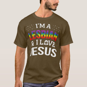 T-shirt Gay Lesbian Pride Je suis une Lesbienne J'aime Jés