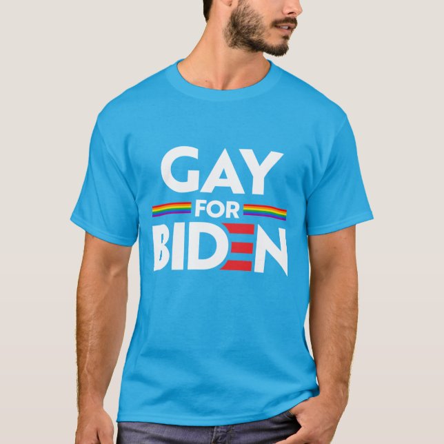 T-SHIRT GAY POUR JOE BIDEN (Devant)