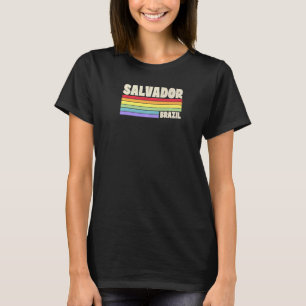 T-shirt Gay pride arc-en-ciel de Salvador Merch Retro les