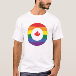 T-shirt Gay pride canadien