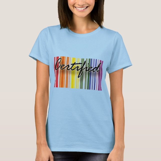 T-shirt gay pride certifié RAINBOW (Devant)