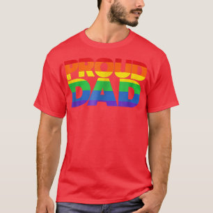 T-shirt Gay pride Chemise Fier Papa LGBT Fête des pères Pa