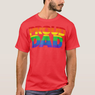 T-shirt Gay pride Chemise Fier Papa LGBT Fête des pères Pa