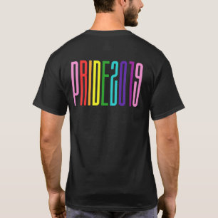 T-shirt Gay pride coloré 2019 des textes LGBTQ