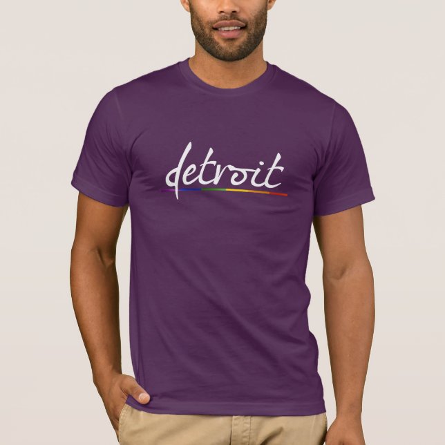 T-shirt GAY PRIDE DE DETROIT -- .png (Devant)