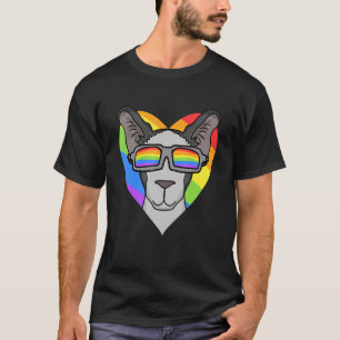 T-shirt Gay pride LGBT Rainbow - chat oriental - LGBT Hear