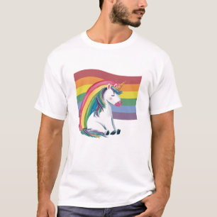 T-shirt Gay pride LGBT Rainbow Unicorn