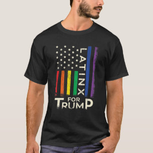 T-shirt GAY PRIDE LGBTQ LatinX pour les élections de Trump