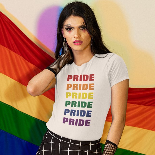 T-shirt GAY PRIDE LGBTQ - Texte extensible personnalisable (Créateur téléchargé)