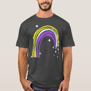 T-shirt Gay pride Mois non binaire drapeau arc-en-ciel LGB
