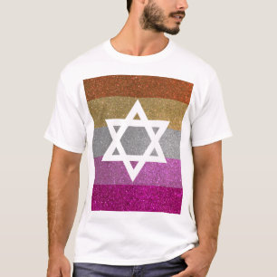 T-shirt Gay pride Parties scintillant Lesbienne Étoile jui