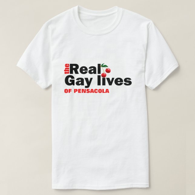 T-shirt Gay pride Pensacola (Design devant)