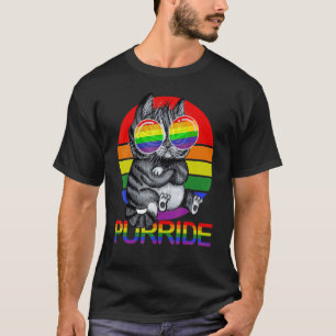T-shirt Gay pride Pour Femmes Hommes Lgbt Daddy Chat Chat 