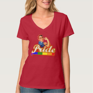 T-shirt Gay pride Rosie le Riveter