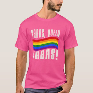 T-shirt Gay pride sashay aussi Glam Love yaas reine