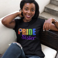 Gay pride soeur Rainbow Letters LGBTQ