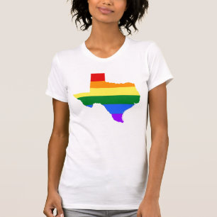 T-shirt Gay pride  Texas Rainbow