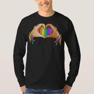 T-shirt Gay pride Vêtements Lgbt Arc-en-ciel Drapeau Unité