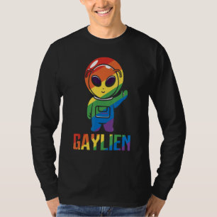 T-shirt Gaylien Gay Alien Fierté Astronaut Lgbt Arc-en-cie