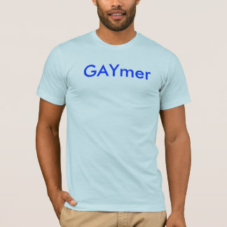 T-shirt GAYmer bleu clair