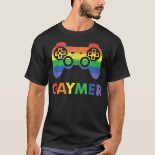 T-shirt Gaymer Gay pride Rainbow Gamer Gaming LGBTQ