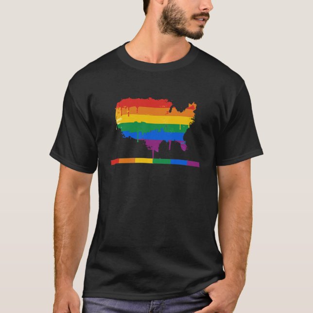 T-SHIRT GAYMERICA (Devant)