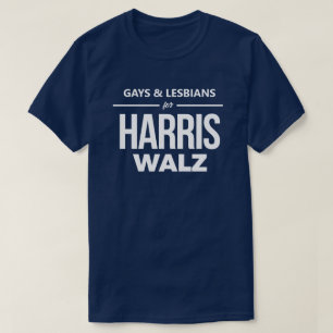 T-shirt Gays et lesbiennes pour Harris Walz