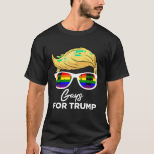 T-shirt Gays pour l'élection Trump 2024 Donald Trump Prési