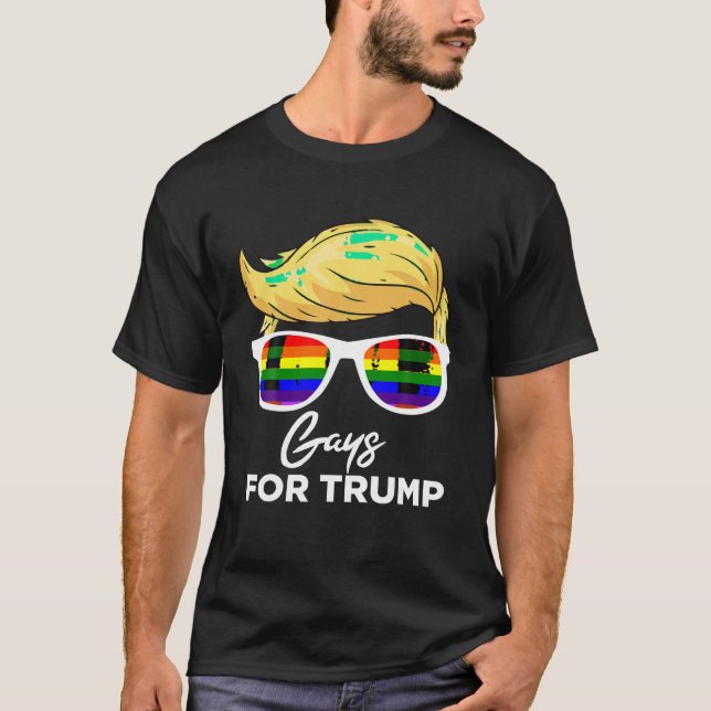 T-shirt Gays pour l'élection Trump 2024 Donald Trump Prési (Devant)