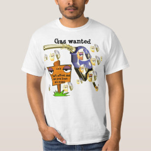 T-shirt Gaz à haut_