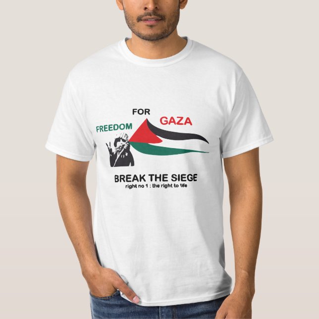 T-shirt Gaza libre (Devant)