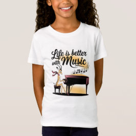 T-Shirt gazelle piano