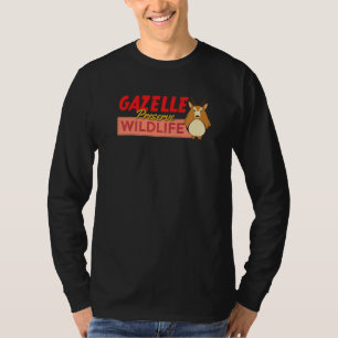T-shirt Gazelle Préserver la faune Chasse Gazelle Cerf 1