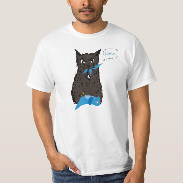 T-shirt Gazouillement de haines de poissons de Marley (Devant)