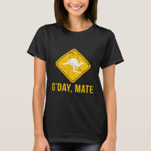 T-shirt Gday Mate vacances à bas sous Australian Funny Kan