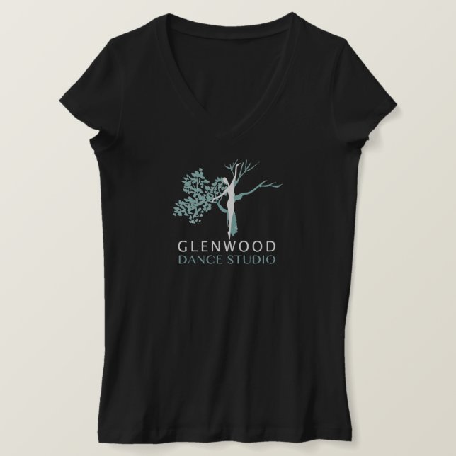 T-shirt GDS V-Neck (logo blanc) (Design devant)