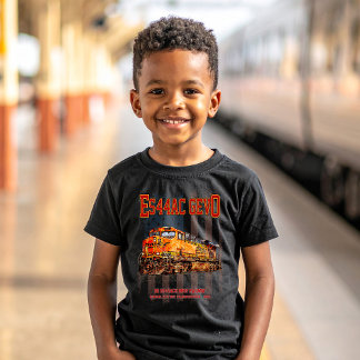 T-shirt GE ES44AC GEVO Locomotive et drapeau américain