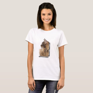 T-shirt Géant doux de chat de ragondin du Maine
