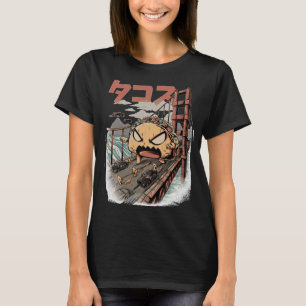 T-shirt Géant Taco Monster Kaiju Nourriture Mexicaine Kawa