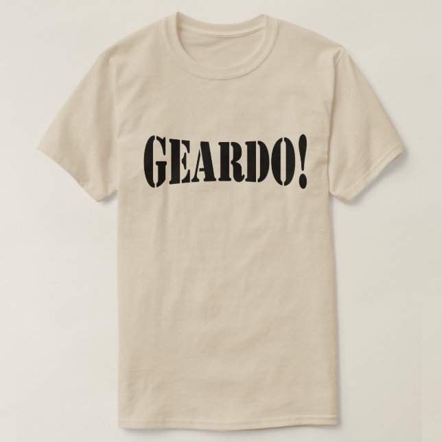 T-SHIRT GEARDO ! (Design devant)