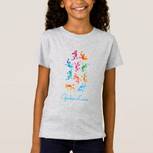T-Shirt Gecko Aimer mignon lézard reptile amoureux des ani