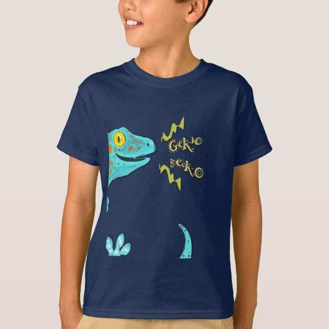 T-shirt Gecko appelant mignon de Tokay "de gecko de Gekko" (Devant)