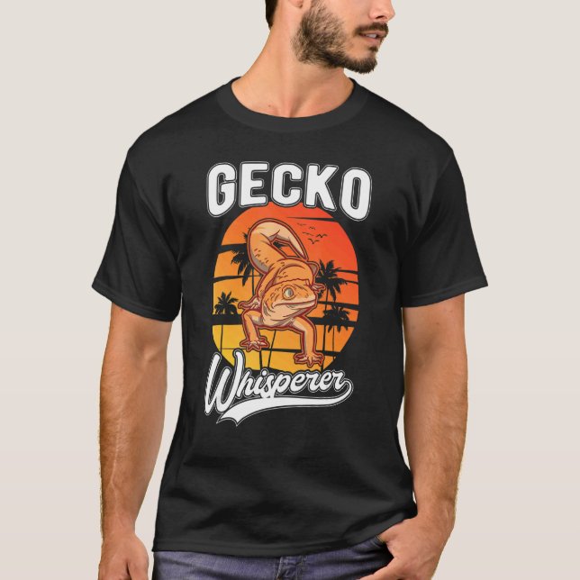 T-shirt Gecko Whisperer (Devant)